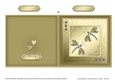Diamante Dragonflies Quick Cut and Fold Card
