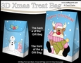 3D Christmas Gift Bag Mini Kit - Rudolph has an Xmas Tree