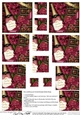 On Our Anniversary Champers, Chocs & Roses Twisted Pyramage sheet