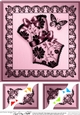 8 x 8 Elegant Boudoir Scalloped corner Topper