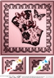 8 x 8 Elegant Boudoir Scalloped corner Topper