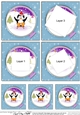 Cute Merry Christmas Penguin Twisted Tunnel Topper