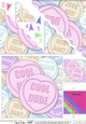 Cool Dude Sweet Heart Scallop Corner Side Stacker Topper