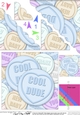 Cool Dude Sweet Heart Scallop Corner Side Stacker Topper