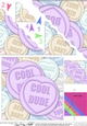 Cool Dude Sweet Heart Scallop Corner Side Stacker Topper
