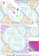 Cool Dude Sweet Heart Scallop Corner Side Stacker Topper