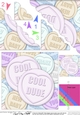 Cool Dude Sweet Heart Scallop Corner Side Stacker Topper