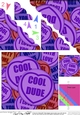 Cool Dude Sweet Heart Scallop Corner Side Stacker Topper