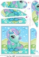 Cute Little Pony Fan Pyramage Topper