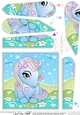 Cute Little Pony Fan Pyramage Topper