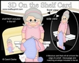 3D On the Shelf Card Kit - Old Lady Eliza loves to Knit