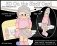 3D On the Shelf Card Kit - Old Lady Betsy loves to Crochet