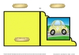 Funky Floral Car - Cut and Fold Corner Card
