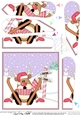 Christmas Oops Rudolph is at the North Pole Fan Pyramage Topper