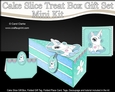 Cute Unicorn - Cake Slice Treat Box Gift Set Mini Kit
