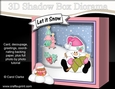 3D Christmas Diorama Shadow Box Card Mini Kit - Snowball Sam has an Xmas Tree