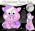 3D Christmas Treat Box Gift Set Mini Kit - Cute Little Dino