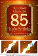 8 x 8 85th Birthday Grandad Beer Label Scalloped Corner