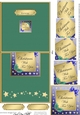 Christmas Greetings No-Hole Over the Edge with a Spiral Pyramid Topper