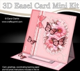 3D Easel Card Mini Kit - A Touch of Elegance - Flowers, Lace, Butterflies & Pearls