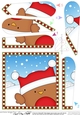 Christmas Fan Pyramage Topper - Cute Fun Bobbin Robin