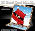 3D Easel Card Mini Kit - Christmas Pip Penguin