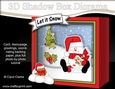 3D Christmas Diorama Shadow Box Card Mini Kit - Snowman Oli wants it to Snow!