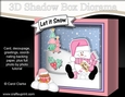3D Christmas Diorama Shadow Box Card Mini Kit - Snowman Oli wants it to Snow!