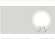 Square Pearls and Lace Card Front or Insert