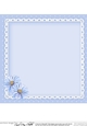 A Touch of Elegance Flowers, Pearls and Lace 8x8 matching insert