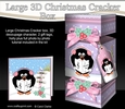 3D Large Christmas Cracker Box -  Pip Penguins is Carol Singing
