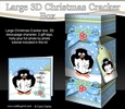 3D Large Christmas Cracker Box -  Pip Penguins is Carol Singing