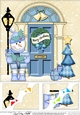 Christmas Snowman - 8 x 8 Christmas Door Scalloped Corner Topper