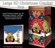 3D Large Christmas Cracker Box Mini Kit - Cute Xmas Tree has lots of Presents