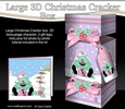 3D Large Christmas Cracker Box Mini Kit - Cute Xmas Tree has lots of Presents