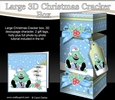 3D Large Christmas Cracker Box Mini Kit - Cute Xmas Tree has lots of Presents