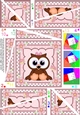 Cute Little Hoot Owl Twisted Spiral Side Stacker