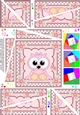 Cute Little Hoot Owl Twisted Spiral Side Stacker