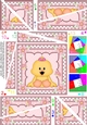 Cute Little Chick Twisted Spiral Side Stacker