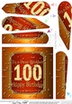 100th Birthday BROTHER Beer Label Fan Pyramage Topper