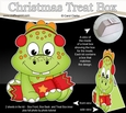 3D Christmas Treat Box Gift Set Mini Kit - Cute Little Dino
