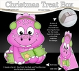 3D Christmas Treat Box Gift Set Mini Kit - Cute Little Dino