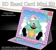 3D Easel Card Mini Kit - Christmas Tree has an Xmas Star