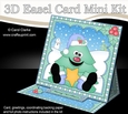 3D Easel Card Mini Kit - Christmas Tree has an Xmas Star