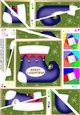 Christmas Stocking Twisted Spiral Side Stacker
