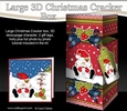3D Large Christmas Cracker Box Mini Kit -  Snowball Sam has a Letter for Santa