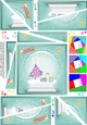 Christmas Snowglobe Twisted Spiral Side Stacker - Xmas Tree