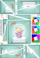 Christmas Snowglobe Twisted Spiral Side Stacker - Cute Teddy