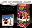 3D Large Christmas Cracker Box - Little German Shepherd Dog