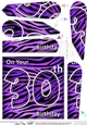 Fun Zebra Striped 30th Birthday Fan Pyramage Topper